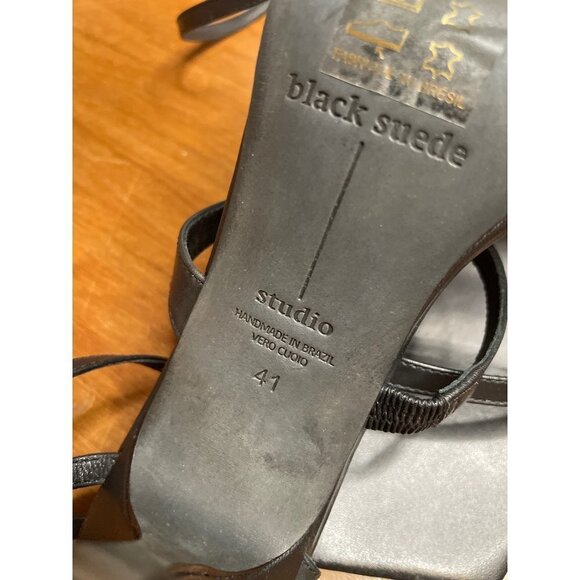 BLACK SUEDE STUDIO x REVOLVE Livia Sandal in Black 41 10 - Picture 9 of 10